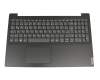 13044864 original Lenovo keyboard incl. topcase DE (german) grey/black