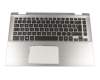 13N1-0DA0A11 original Medion keyboard incl. topcase DE (german) black/silver with backlight