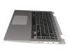 13N1-0DA0A11 original Medion keyboard incl. topcase DE (german) black/silver with backlight