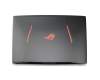 13N1-0XA0D01 original Asus display-cover incl. hinges 43.9cm (17.3 Inch) black (red logo)