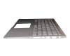 13N1-62A0A31 original Asus keyboard incl. topcase SF (swiss-french) silver/silver with backlight