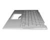 13N1-7EA0231 original Asus keyboard incl. topcase DE (german) silver/silver with backlight