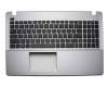 13NB0671P12016 original Asus keyboard incl. topcase US (english) black/grey