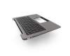 13NB0CW1AM0401 original Asus keyboard incl. topcase DE (german) black/silver with backlight