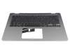 13NB0FS1AP0511 original Asus keyboard incl. topcase DE (german) black/silver with backlight