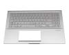 13NB0MI1AM0121 original Asus keyboard incl. topcase DE (german) silver/silver with backlight