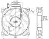 Asus 13PD02W0T14011 GA35DX SYS FAN 12025 ARGB