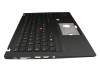 14766449 original Lenovo keyboard incl. topcase DE (german) black/black with backlight and mouse-stick