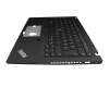 14766449 original Lenovo keyboard incl. topcase DE (german) black/black with backlight and mouse-stick