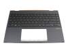 1KAHZZ3008P original Asus keyboard incl. topcase CH (swiss) grey/grey with backlight