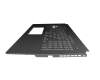 1KAHZZQ0121 original Asus keyboard incl. topcase DE (german) black/transparent/grey with backlight