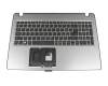 1KAJZZS005A original Acer keyboard incl. topcase CH (swiss) black/silver