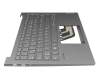 20A3XK240106 original Lenovo keyboard incl. topcase DE (german) grey/grey with backlight