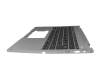 21101101 original Acer keyboard incl. topcase FR (french) grey/grey with backlight