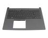 23904E25K201 original Acer keyboard DE (german) black with backlight