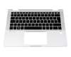 2B-BB908Q110 original Primax keyboard incl. topcase DE (german) black/silver with backlight