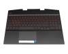 2H-BBMGMC25911 Rev:A0 original Primax keyboard incl. topcase DE (german) black/black with backlight