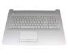 2H1719-05330D Rev.A original HP keyboard incl. topcase DE (german) silver/silver (DVD)