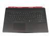 3076P1C214HG0 original MSI keyboard incl. topcase DE (german) black/black with backlight