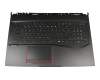 3077E2C212Y31 original MSI keyboard incl. topcase DE (german) black/black with backlight