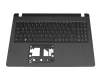 337099324 original Acer keyboard incl. topcase DE (german) black/black with backlight