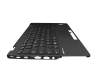 34082313 original Fujitsu keyboard incl. topcase US (english) black/black with backlight