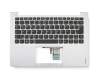 35046441 original Medion keyboard incl. topcase DE (german) black/silver with backlight