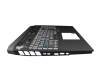 38F1PAM7601 original Acer keyboard incl. topcase DE (german) black/black with backlight