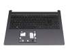 41F144N7601 original Acer keyboard incl. topcase DE (german) black/black with backlight