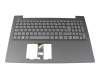 460.00B09.0004 original Lenovo keyboard incl. topcase FR (french) grey/grey