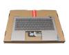 460.0M502.0001 original Lenovo keyboard incl. topcase DE (german) black/grey with backlight