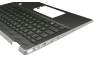 490-0GG07.BP0G original HP keyboard incl. topcase DE (german) black/black with backlight