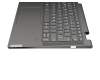 51CQ06P05XN original Lenovo keyboard incl. topcase DE (german) grey/grey with backlight