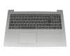 5CB0N86492 original Lenovo keyboard incl. topcase DE (german) grey/silver (Fingerprint)