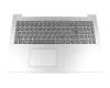 5CB0R26517 original Lenovo keyboard incl. topcase DE (german) grey/silver