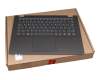 5CB0R47328 original Lenovo keyboard incl. topcase DE (german) grey/grey with backlight