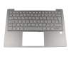 5CB0S15979 original Lenovo keyboard incl. topcase DE (german) grey/grey with backlight