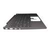 5CB0U43194 original Lenovo keyboard incl. topcase DE (german) grey/grey with backlight