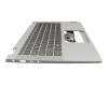 5CB0Y85314 original Lenovo keyboard incl. topcase DE (german) grey/grey with backlight