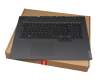 5CB0Z21114 original Lenovo keyboard incl. topcase DE (german) black/black with backlight