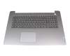 5CB1B97470 original Lenovo keyboard incl. topcase DE (german) grey/grey