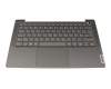 5CB1C13390 original Lenovo keyboard incl. topcase DE (german) dark grey/grey with backlight