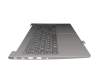 5CB1J09214 original Lenovo keyboard incl. topcase FR (french) black/grey with backlight