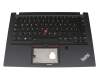 5M10Z41386 original Lenovo keyboard incl. topcase DE (german) black/black with backlight and mouse-stick