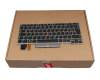 5N20V43627 original Lenovo keyboard DE (german) black/silver with backlight and mouse-stick