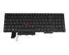 5N20W68300 original Lenovo keyboard DE (german) black/black with backlight and mouse-stick