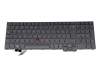 5N21D93887 original Lenovo keyboard DE (german) grey/grey with backlight and mouse-stick