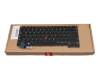 5N21H76964 original Lenovo keyboard DE (german) black/black matte with mouse-stick