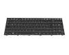 6-79-PD50SNEGK-xxx original Clevo keyboard DE (german) black/black with backlight