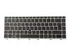 6037B0138504 original HP keyboard DE (german) black/silver with backlight and mouse-stick (SureView)